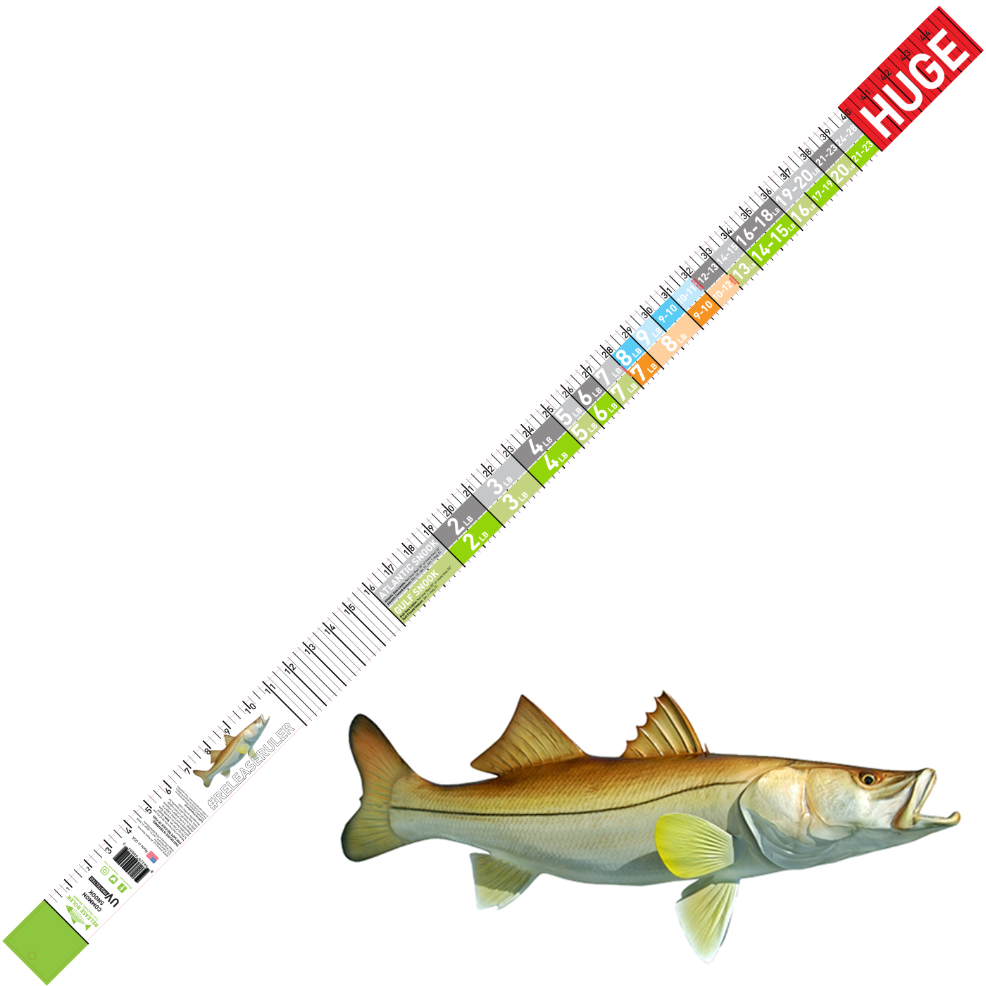 Snook Fish Fishing Decal Stickers, Custom Made In the USA